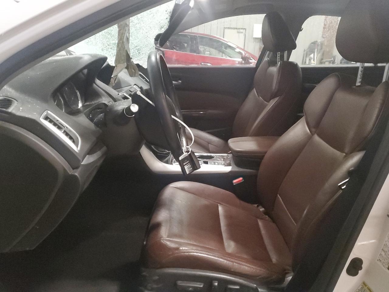 2015 Acura TLX VIN 19UUB3F54FA008445 Copart auction photo, front end / top/roof damage thumbnail 7