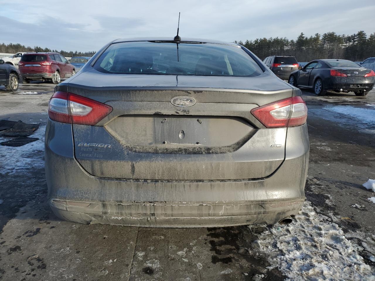 2014 Ford Fusion VIN 1FA6P0H72E5399677 Copart auction photo, front end / rear end damage thumbnail 6