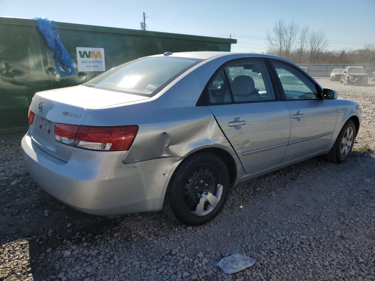 2008 Hyundai Sonata VIN 5NPET46C58H354942 Copart auction photo, rear end damage thumbnail 3
