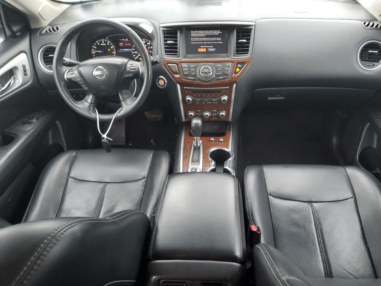2017 Nissan Pathfinder VIN 5N1DR2MM5HC631557 Copart auction photo, side damage thumbnail 8