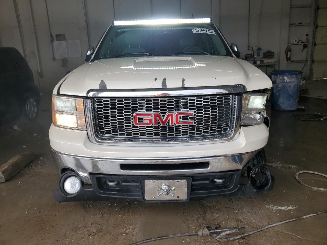 2012 GMC Sierra VIN 3GTP2WE77CG171491 Copart auction photo, front end / undercarriage damage thumbnail 5
