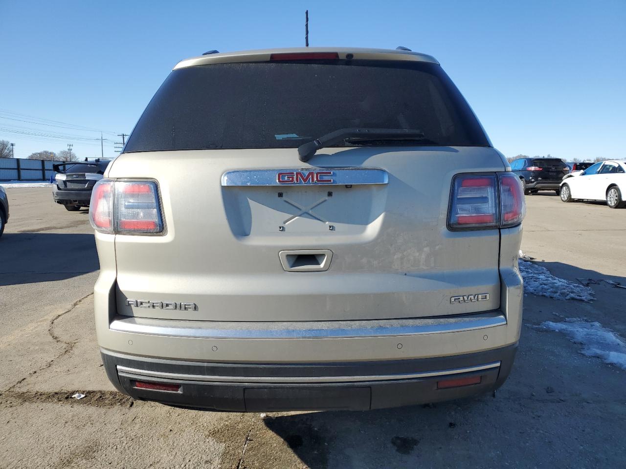 2015 GMC Acadia VIN 1GKKVRKD5FJ122102 Copart auction photo, undercarriage / front end damage thumbnail 6