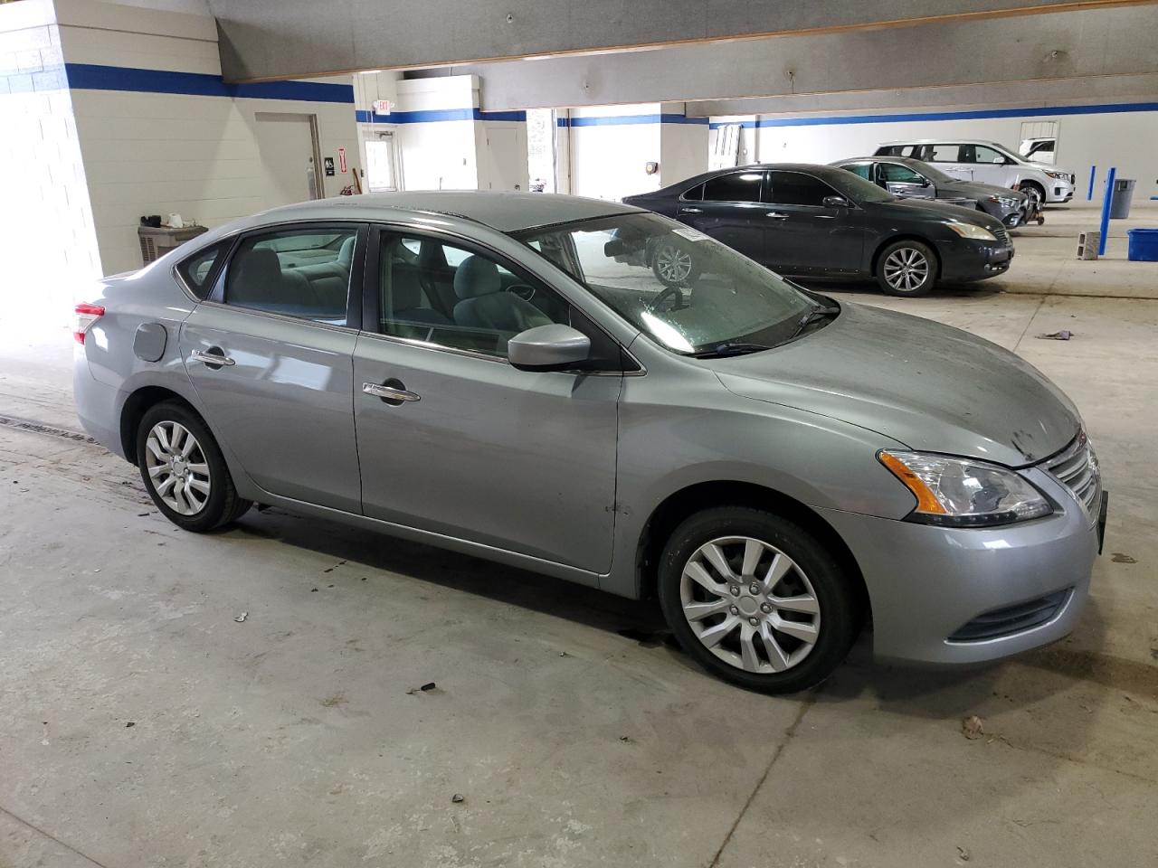 2013 Nissan Sentra VIN 3N1AB7AP5DL609440 Copart auction photo, side damage thumbnail 4