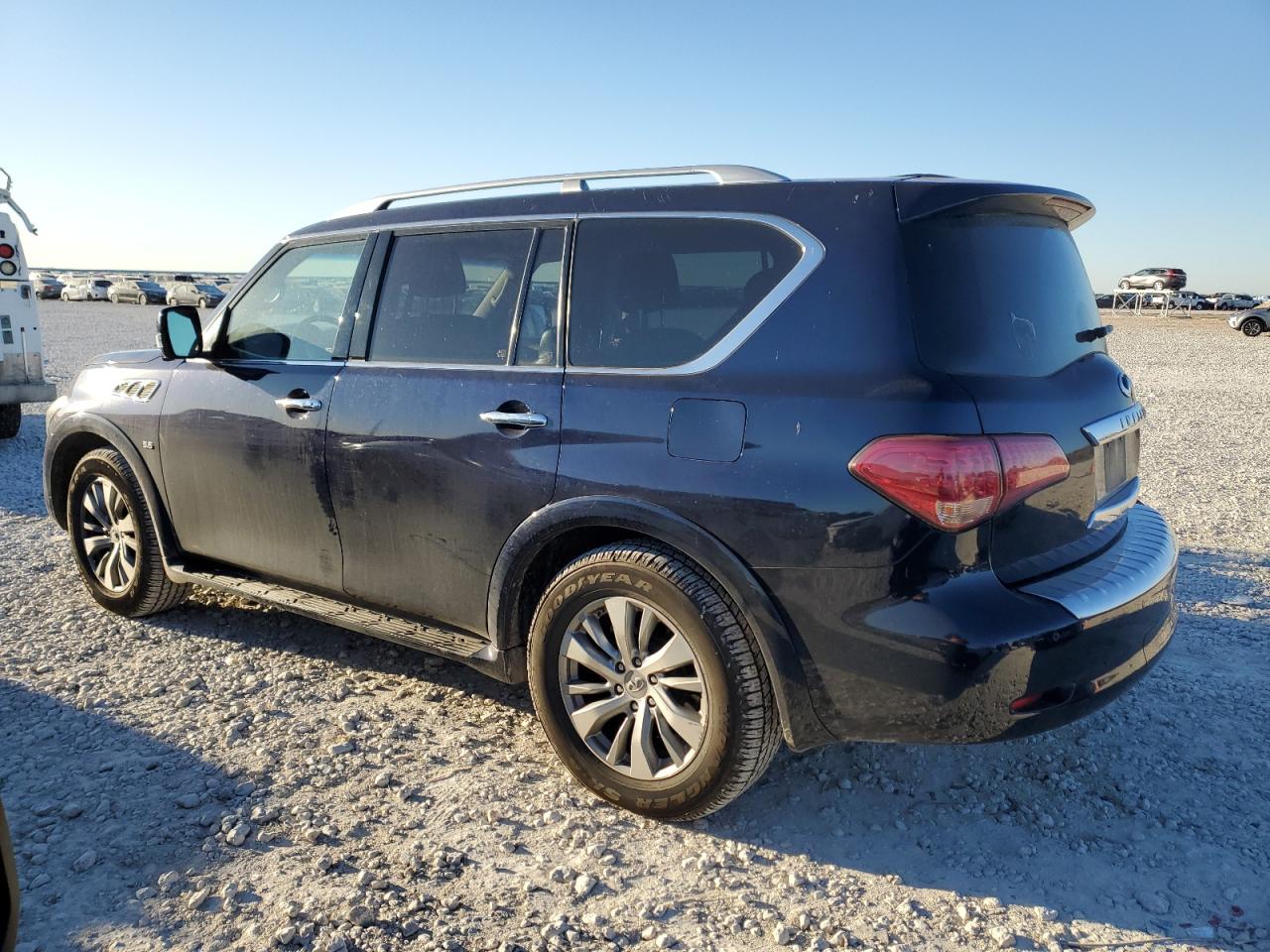 2017 Infiniti QX80 VIN JN8AZ2NE6H9157747 Copart auction photo, front end damage thumbnail 2