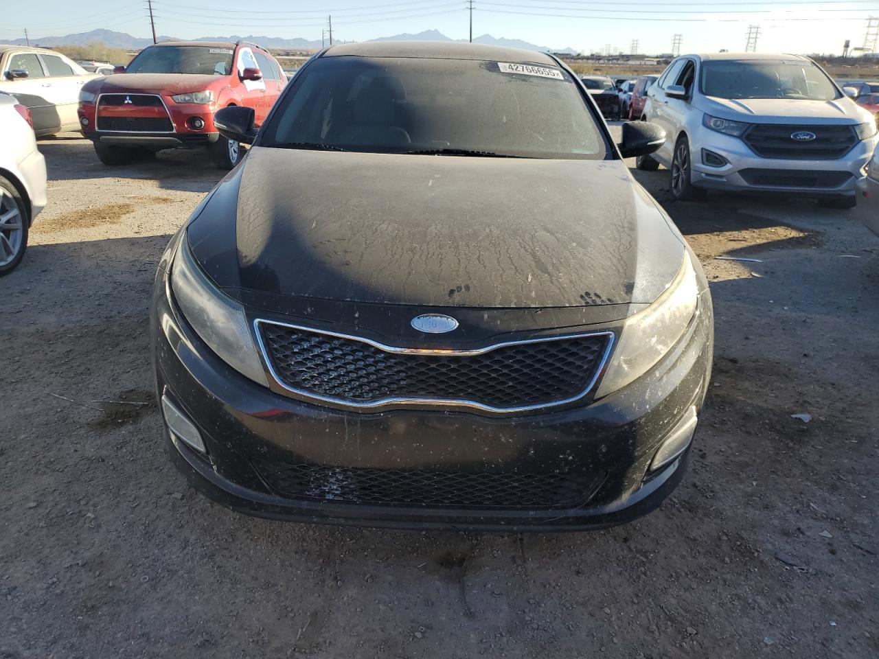 2014 KIA Optima VIN 5XXGM4A71EG303588 Copart auction photo, front end / mechanical damage thumbnail 5