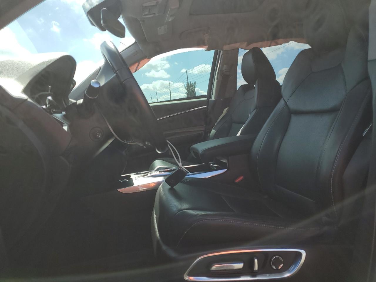 2020 Acura MDX VIN 5J8YD3H59LL001600 Copart auction photo, side / front end damage thumbnail 7