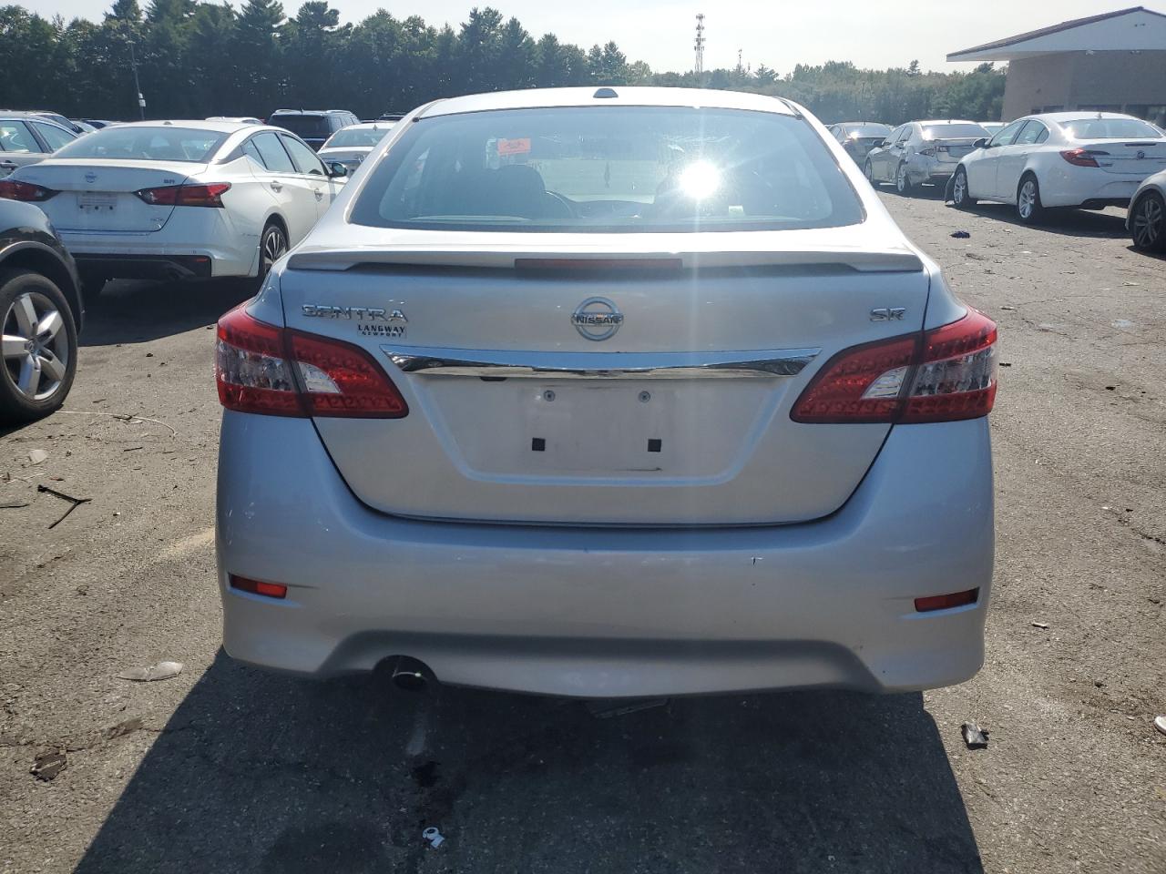 2015 Nissan Sentra VIN 3N1AB7APXFY313884 Copart auction photo, front end damage thumbnail 6