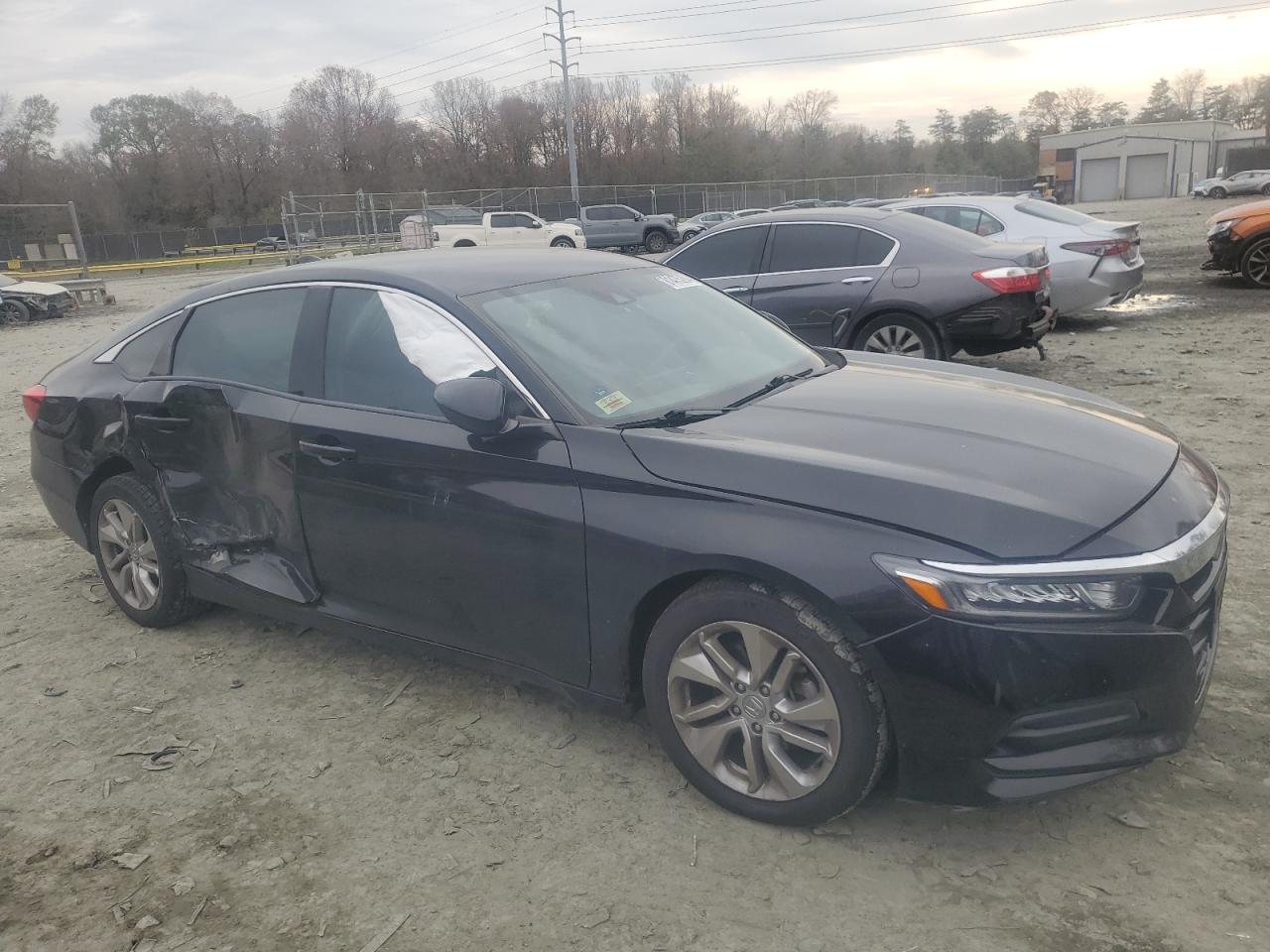 2019 Honda Accord VIN 1HGCV1F15KA072461 Copart auction photo, side damage thumbnail 4