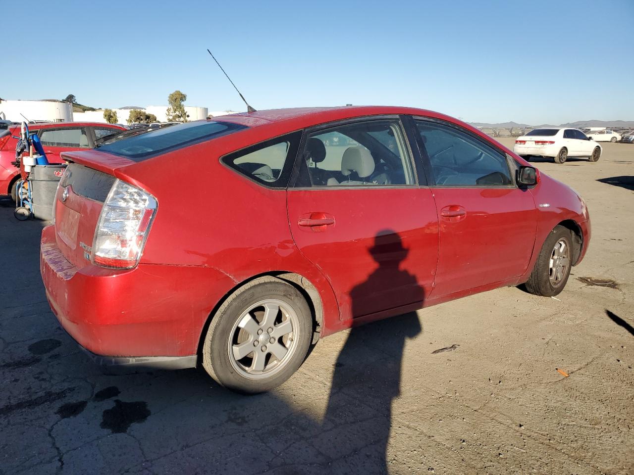 2008 Toyota Prius VIN JTDKB20U487754362 Copart auction photo, front end damage thumbnail 3