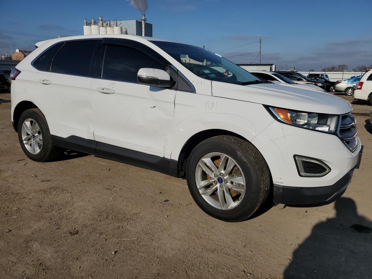 2017 Ford Edge VIN 2FMPK4J84HBB25772 Copart auction photo, all over damage thumbnail 4