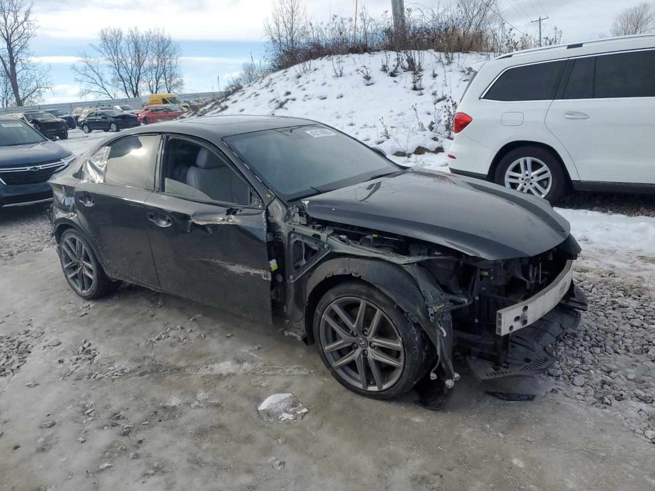 2015 Lexus IS VIN JTHCE1D24F5007365 Copart auction photo, all over damage thumbnail 4
