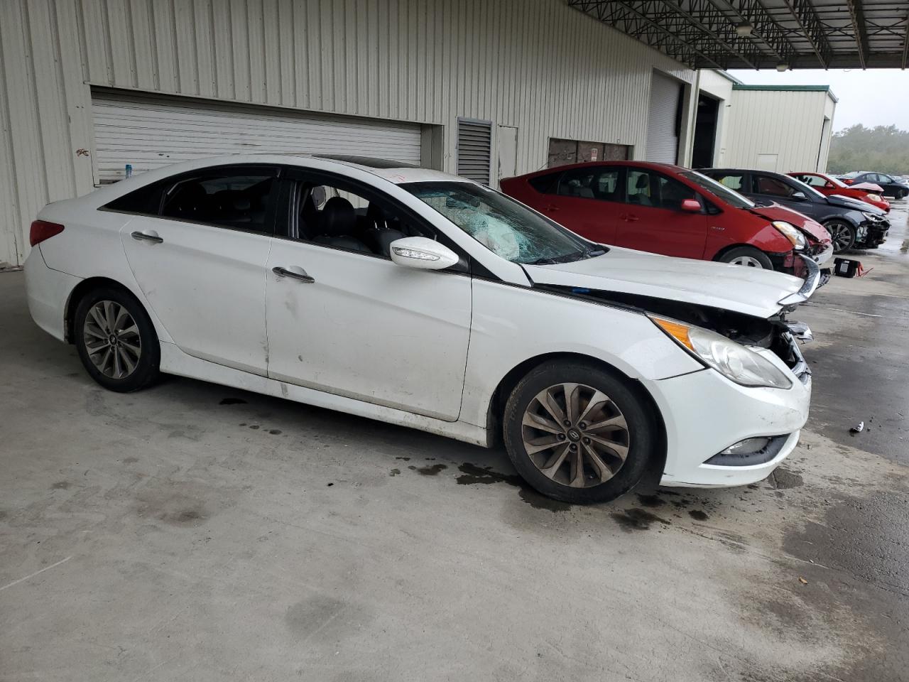 2014 Hyundai Sonata VIN 5NPEC4ABXEH897620 Copart auction photo, front end damage thumbnail 4