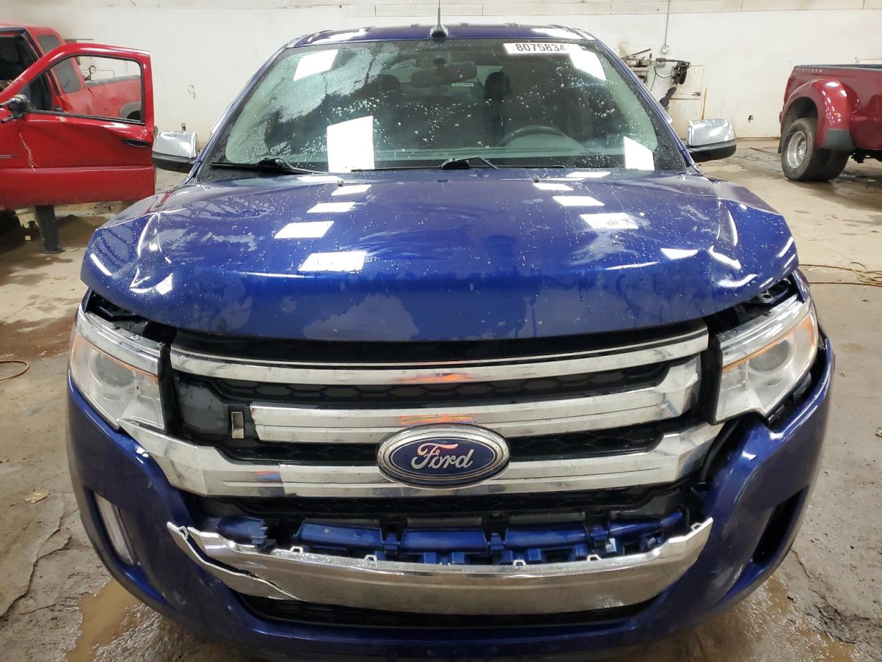 2014 Ford Edge VIN 2FMDK3JC3EBA69319 Copart auction photo, front end / minor dent/scratches damage thumbnail 5