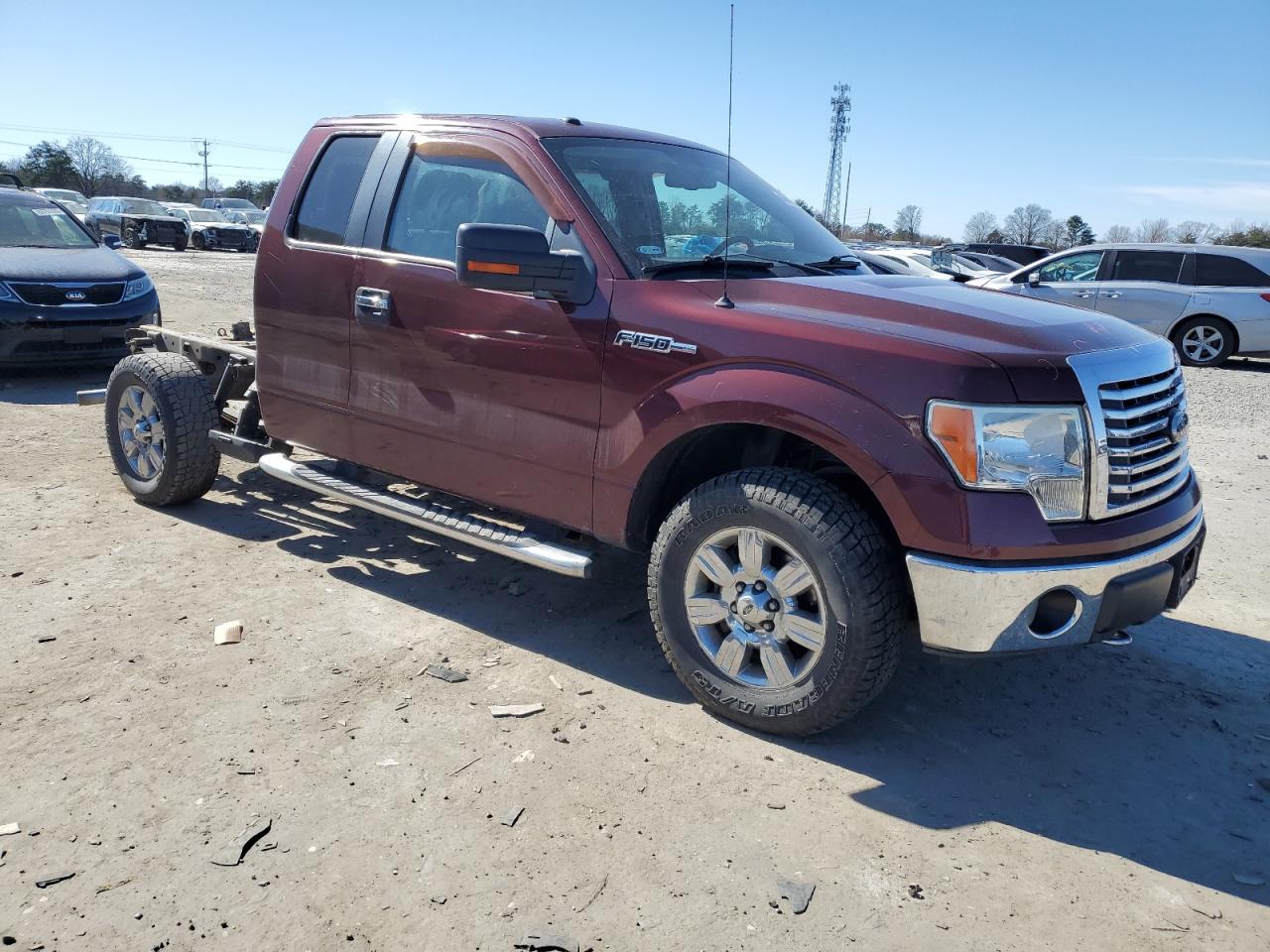 2010 Ford F-150 VIN 1FTFX1EV8AKA23662 Copart auction photo, rear end / minor dent/scratches damage thumbnail 4