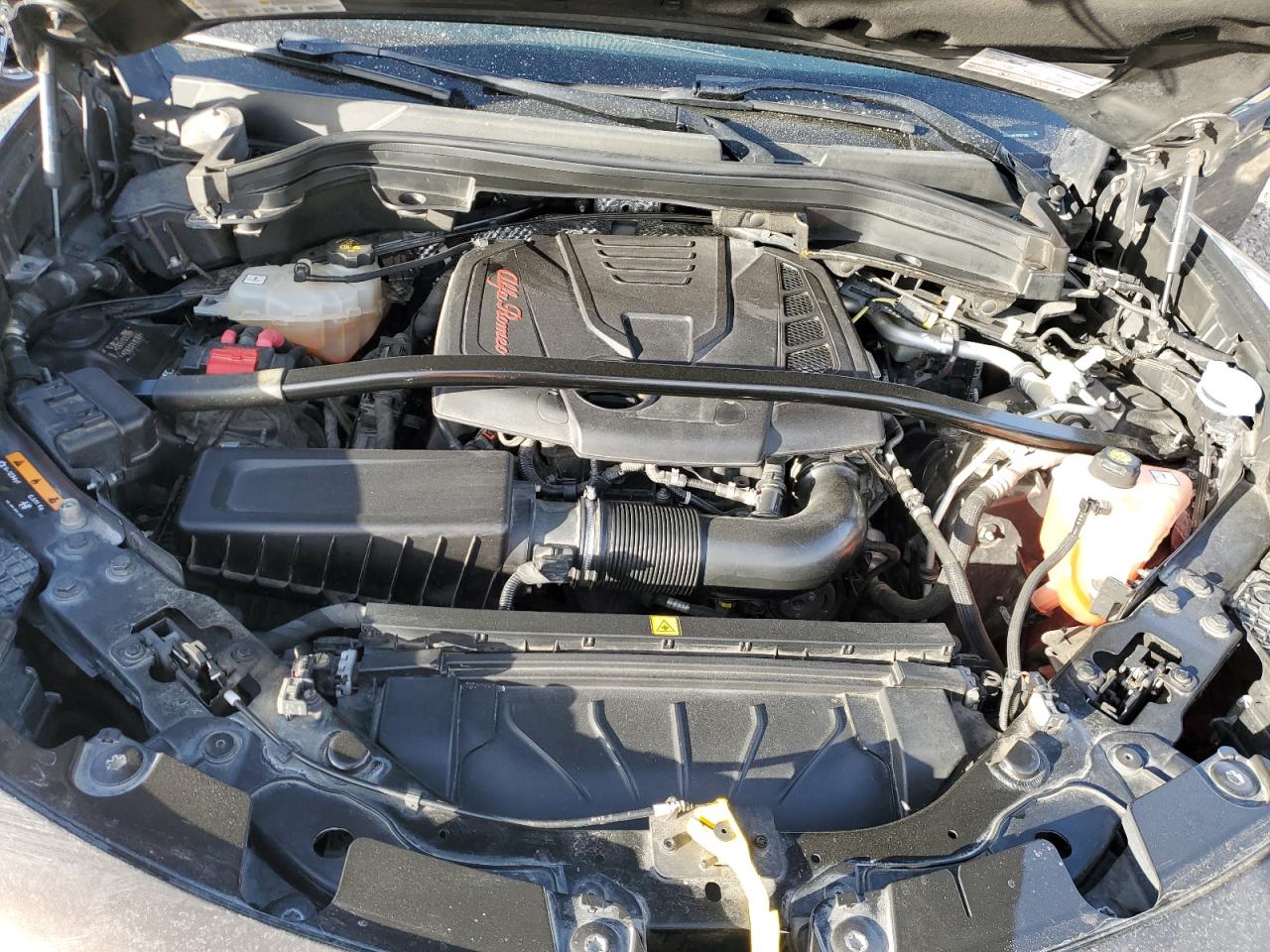2018 Alfa Romeo Stelvio VIN ZASFAKBN2J7B97099 Copart auction photo, side / rear end damage thumbnail 13