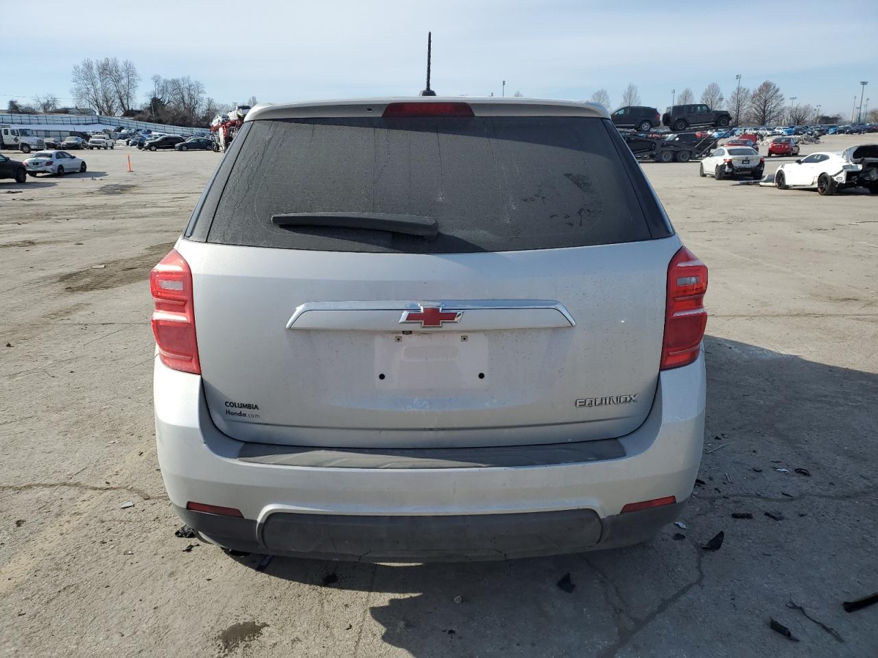 2016 Chevrolet Equinox VIN 2GNALBEK4G1112999 Copart auction photo, undercarriage / front end damage thumbnail 6