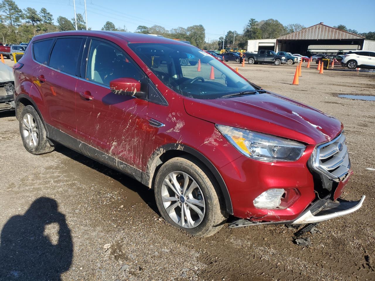 2019 Ford Escape VIN 1FMCU0GD6KUB46789 Copart auction photo, all over damage thumbnail 4