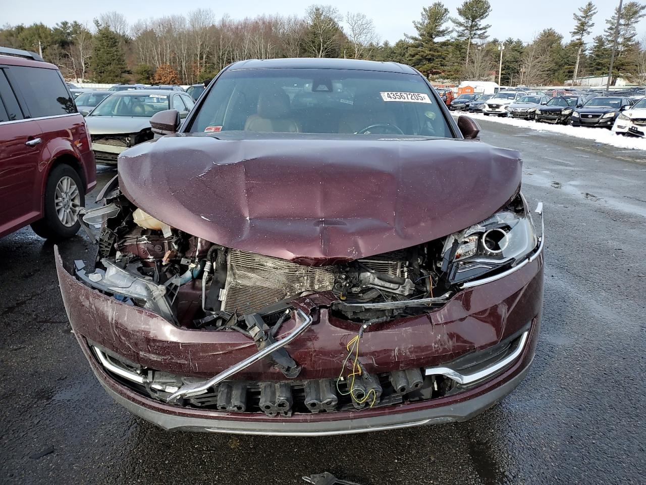 2018 Lincoln MKX VIN 2LMPJ8LRXJBL40051 Copart auction photo, front end damage thumbnail 5