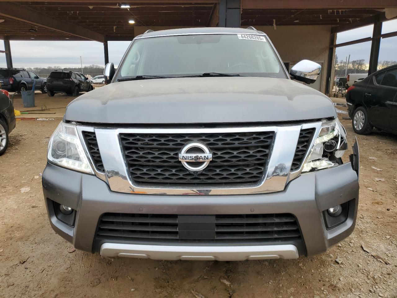 2018 Nissan Armada VIN JN8AY2NC5J9554342 Copart auction photo, front end / side damage thumbnail 5