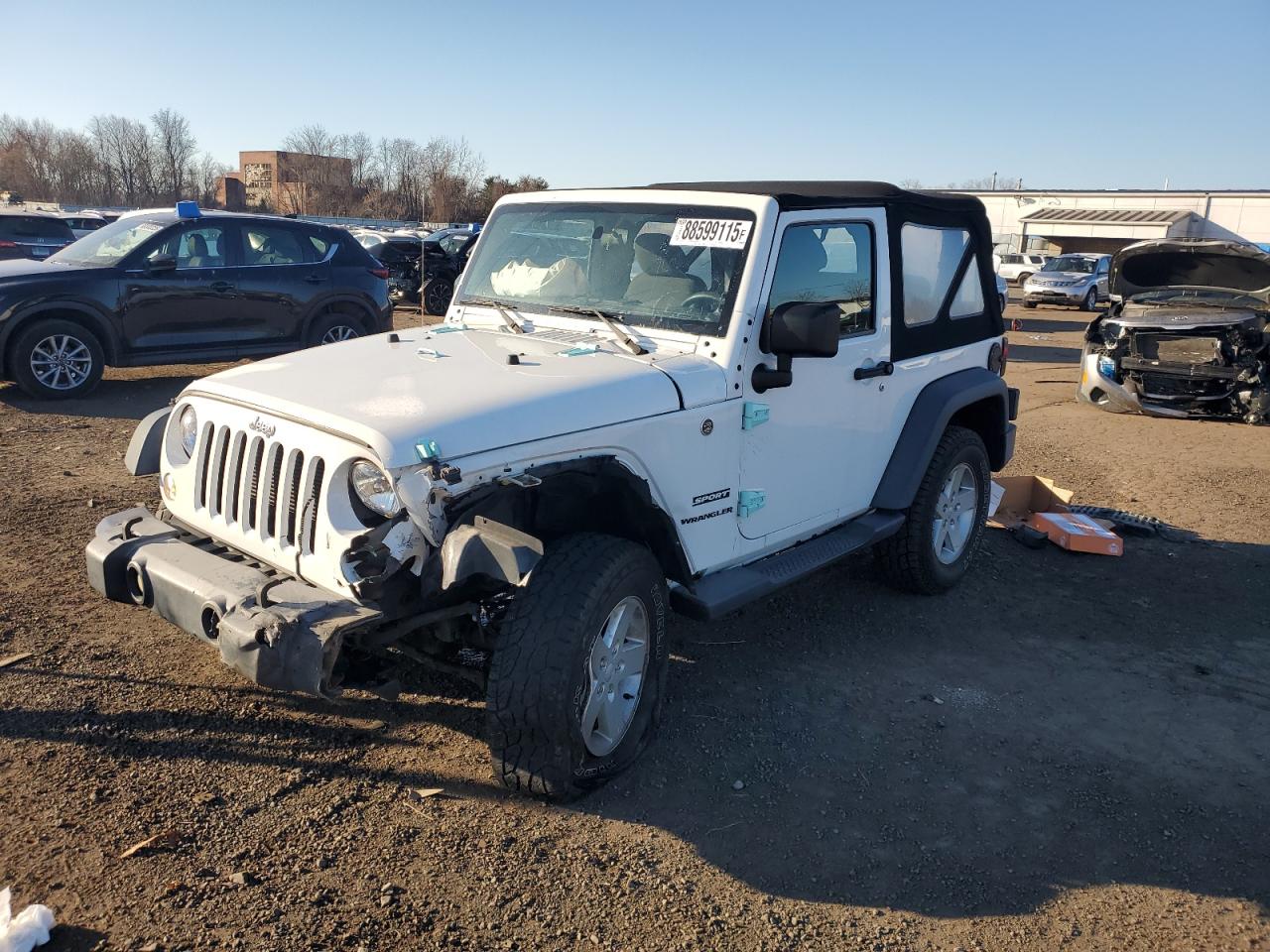 2016 Jeep Wrangler VIN 1C4AJWAG9GL262639