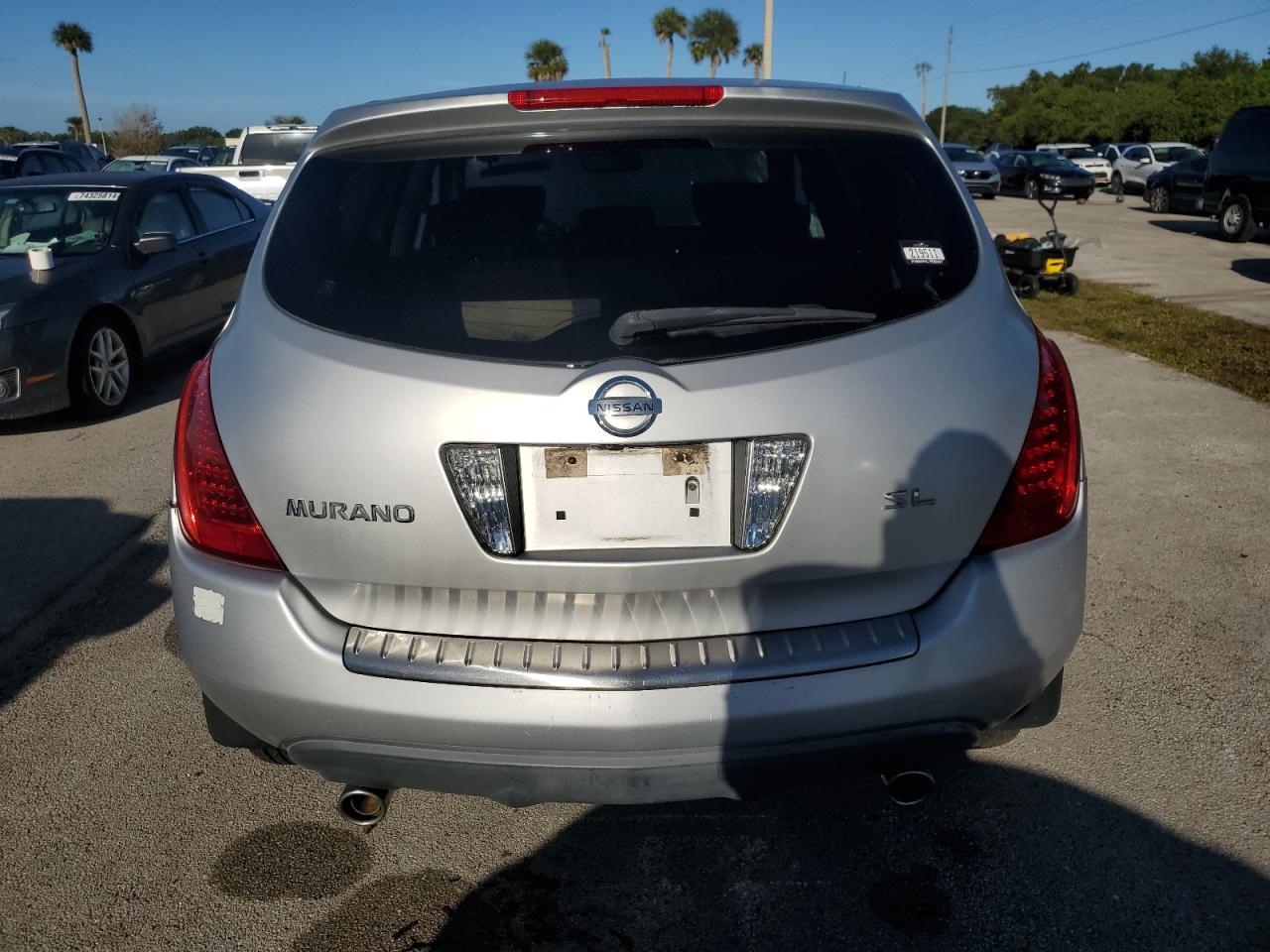 2007 Nissan Murano VIN JN8AZ08T97W509038 Copart auction photo, water/flood damage thumbnail 6