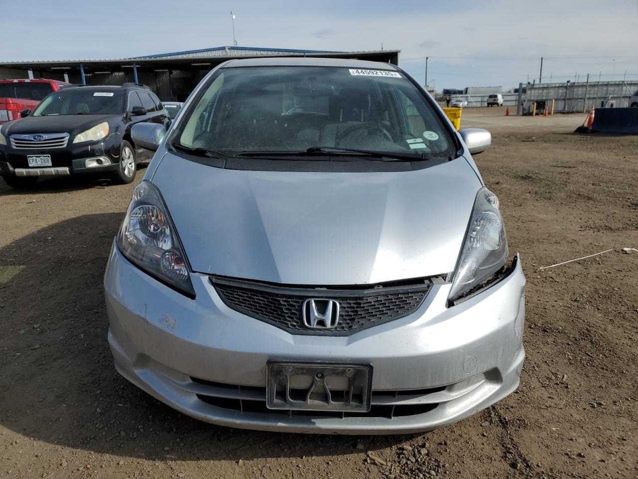 2013 Honda Fit VIN JHMGE8H32DC080580 Copart auction photo, front end damage thumbnail 5