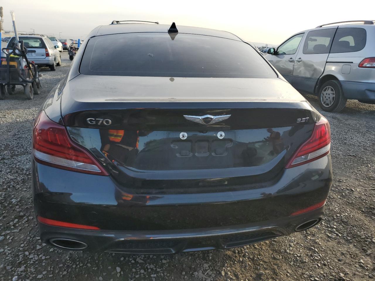 2019 Genesis G70 VIN KMTG34LE9KU027831 Copart auction photo, front end damage thumbnail 6
