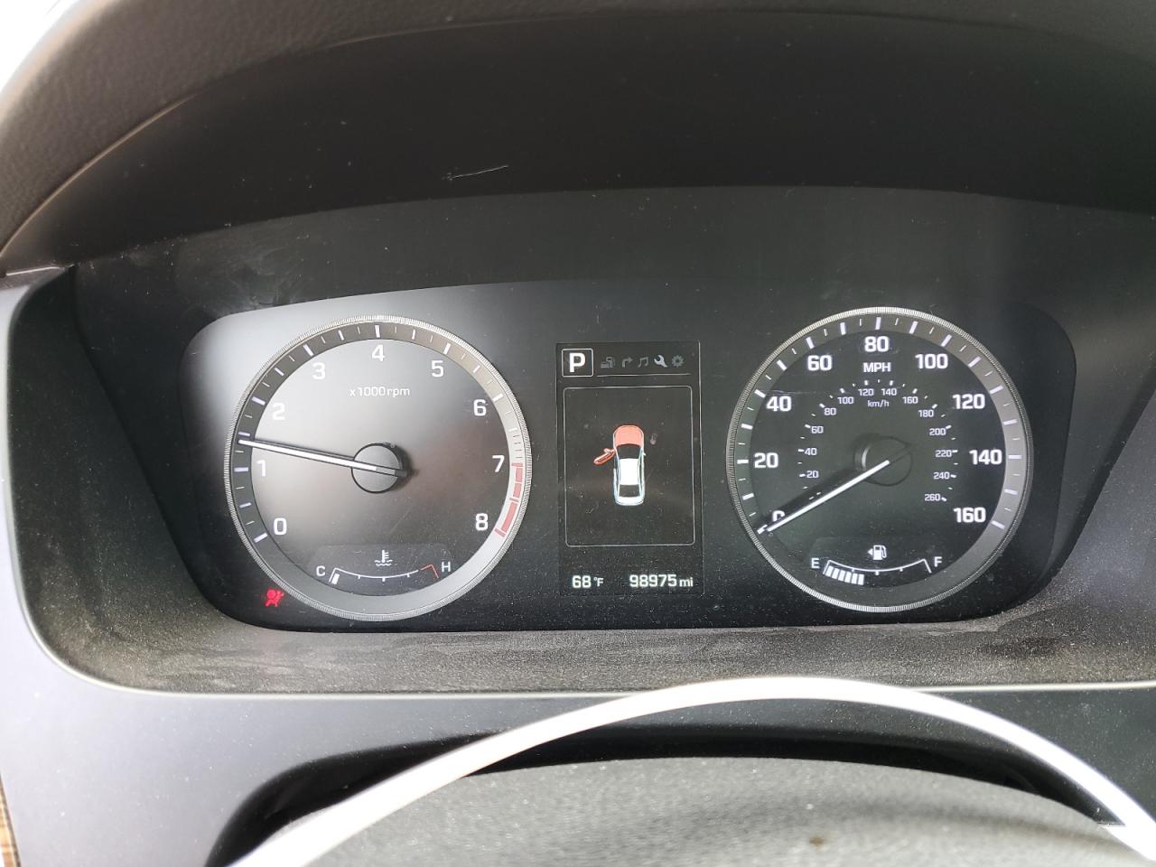 2015 Hyundai Sonata VIN 5NPE34AF3FH186314 Copart auction photo, side damage thumbnail 9