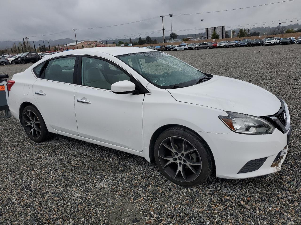 2016 Nissan Sentra VIN 3N1AB7APXGY279575 Copart auction photo, side / front end damage thumbnail 4