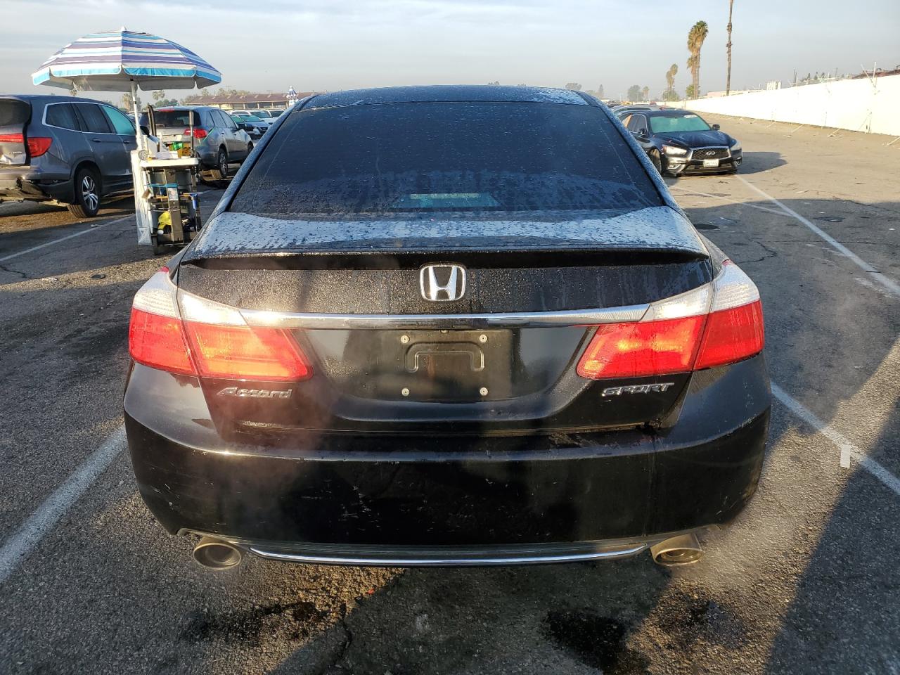 2015 Honda Accord VIN 1HGCR2F53FA100762 Copart auction photo, side / minor dent/scratches damage thumbnail 6