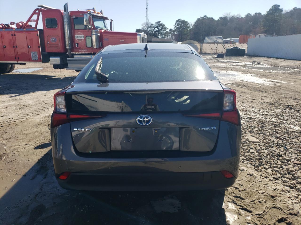 2019 Toyota Prius VIN JTDKARFUXK3082485 Copart auction photo, front end / side damage thumbnail 6