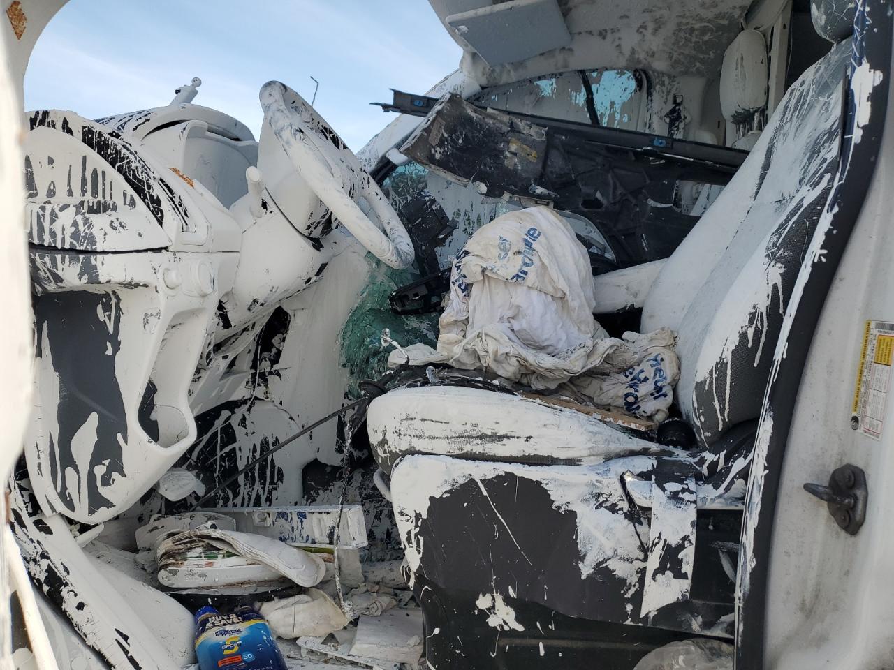 2015 Ford Transit VIN 1FTNR1ZM5FKB20770 Copart auction photo, all over damage thumbnail 7