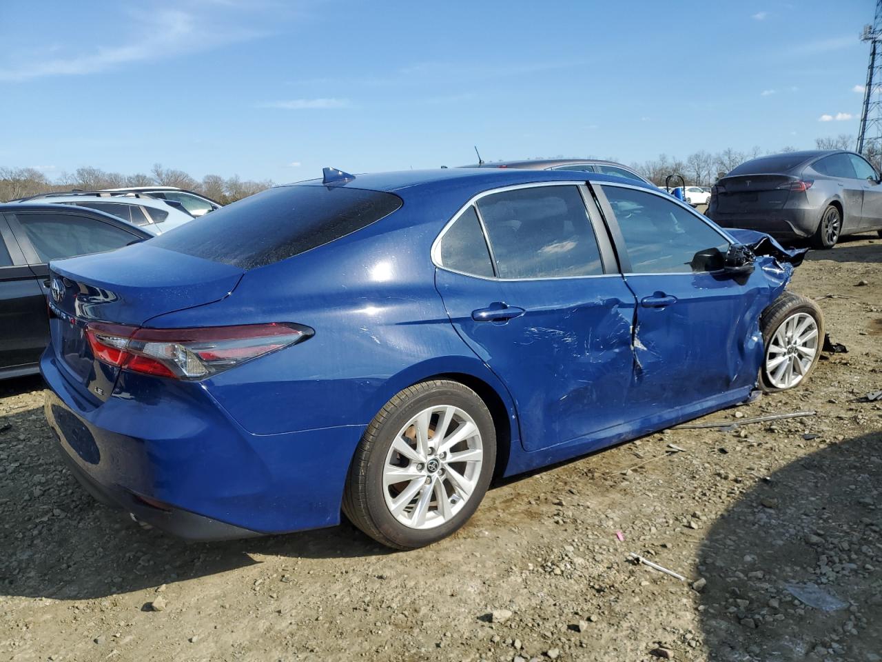 2023 Toyota Camry VIN 4T1C11AK9PU167911 Copart auction photo, front end / side damage thumbnail 3