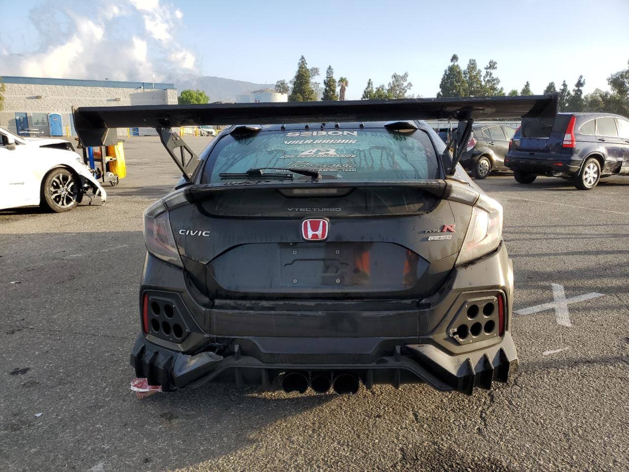 2019 Honda Civic VIN SHHFK8G79KU203168 Copart auction photo, all over damage thumbnail 6