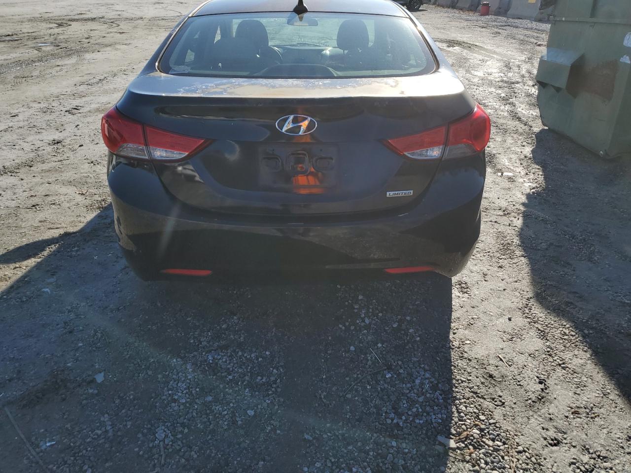 2012 Hyundai Elantra VIN 5NPDH4AE0CH082590 Copart auction photo, water/flood damage thumbnail 7