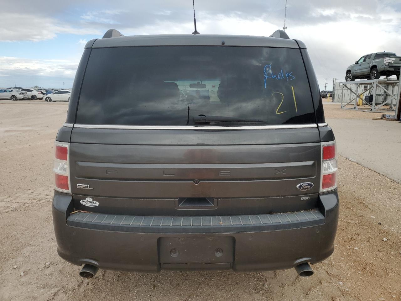 2018 Ford Flex VIN 2FMHK6C87JBA19190 Copart auction photo, water/flood damage thumbnail 6