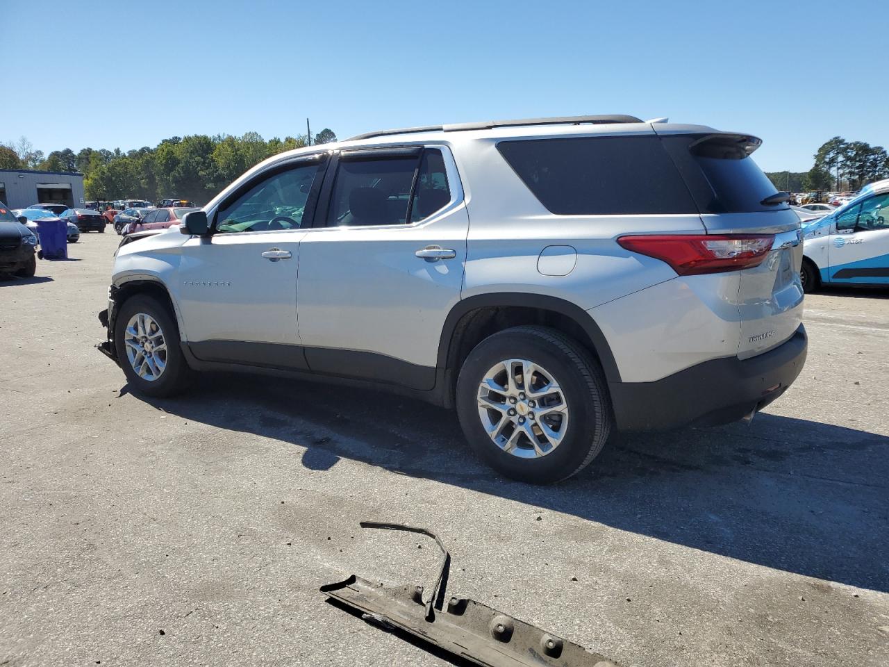 2021 Chevrolet Traverse VIN 1GNERGKW7MJ254625 Copart auction photo, front end / side damage thumbnail 2