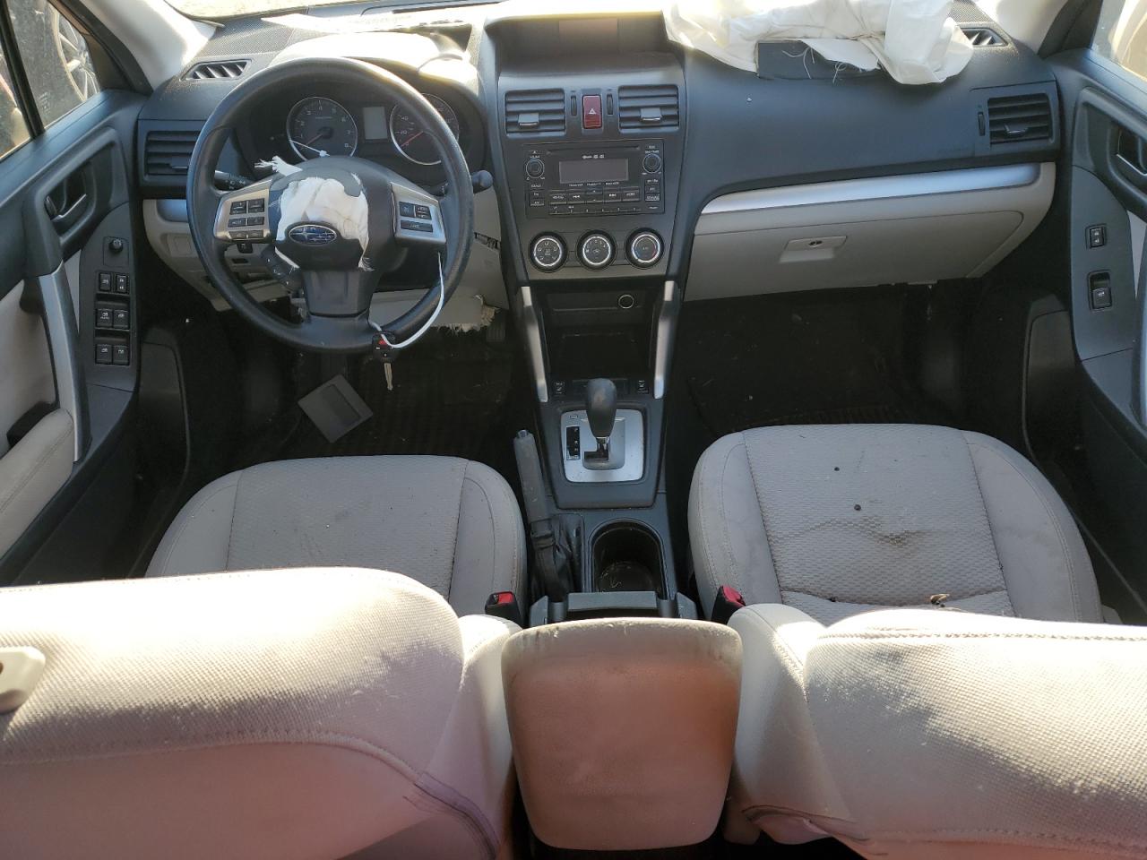 2014 Subaru Forester VIN JF2SJAEC2EH455361 Copart auction photo, undercarriage / minor dent/scratches damage thumbnail 8