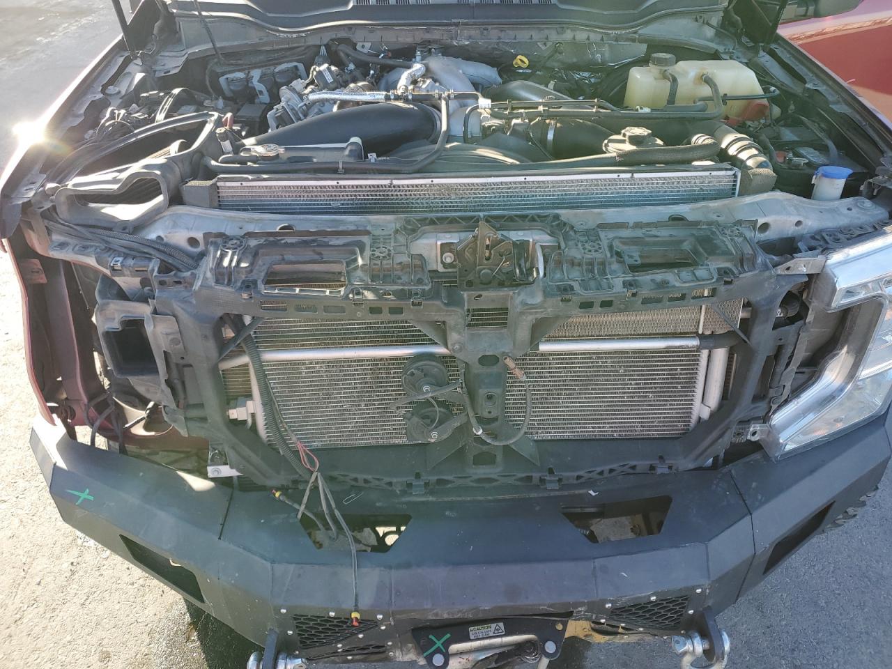 2021 Ford F250 VIN 1FT7W2BT6MEC90902 Copart auction photo, front end / mechanical damage thumbnail 11
