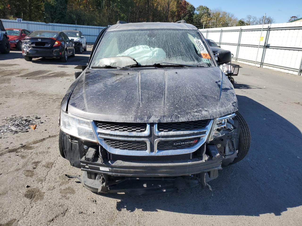 2019 Dodge Journey VIN 3C4PDCAB7KT866871 Copart auction photo, side / front end damage thumbnail 5
