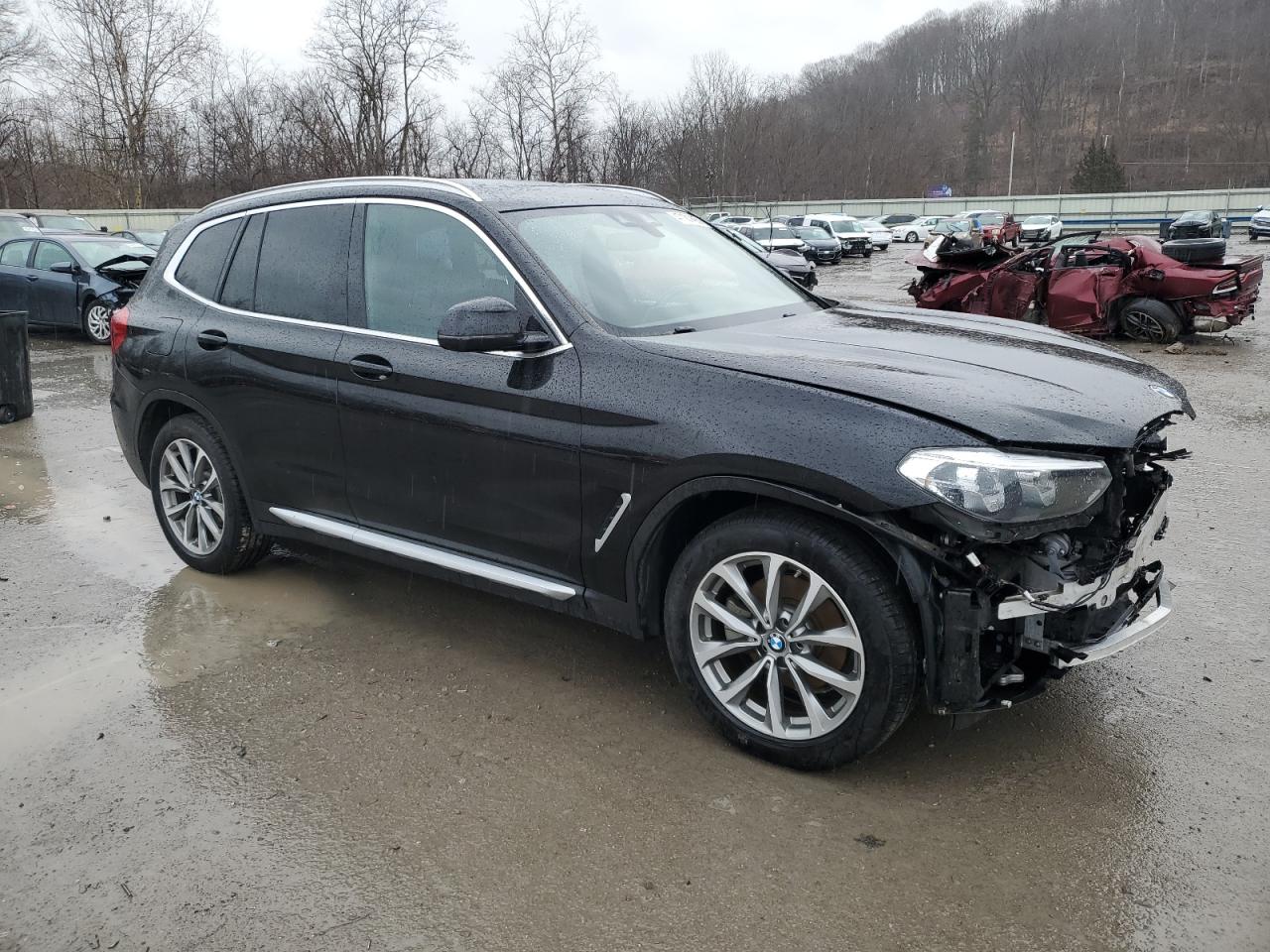2019 BMW X3 VIN 5UXTR9C5XKLD92146 Copart auction photo, front end damage thumbnail 4