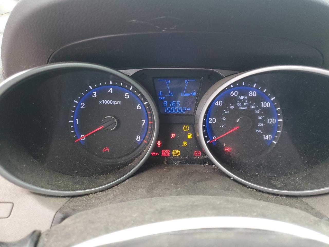 2015 Hyundai Tucson VIN KM8JU3AG4FU027981 Copart auction photo, front end damage thumbnail 9