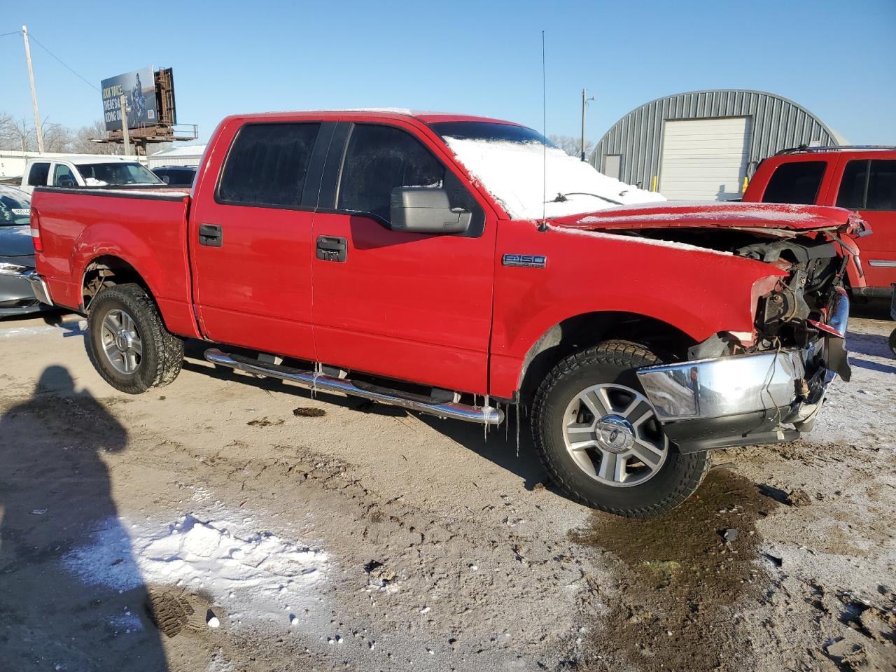 2006 Ford F-150 VIN 1FTPW14V36KE01029 Copart auction photo, front end / rear end damage thumbnail 4