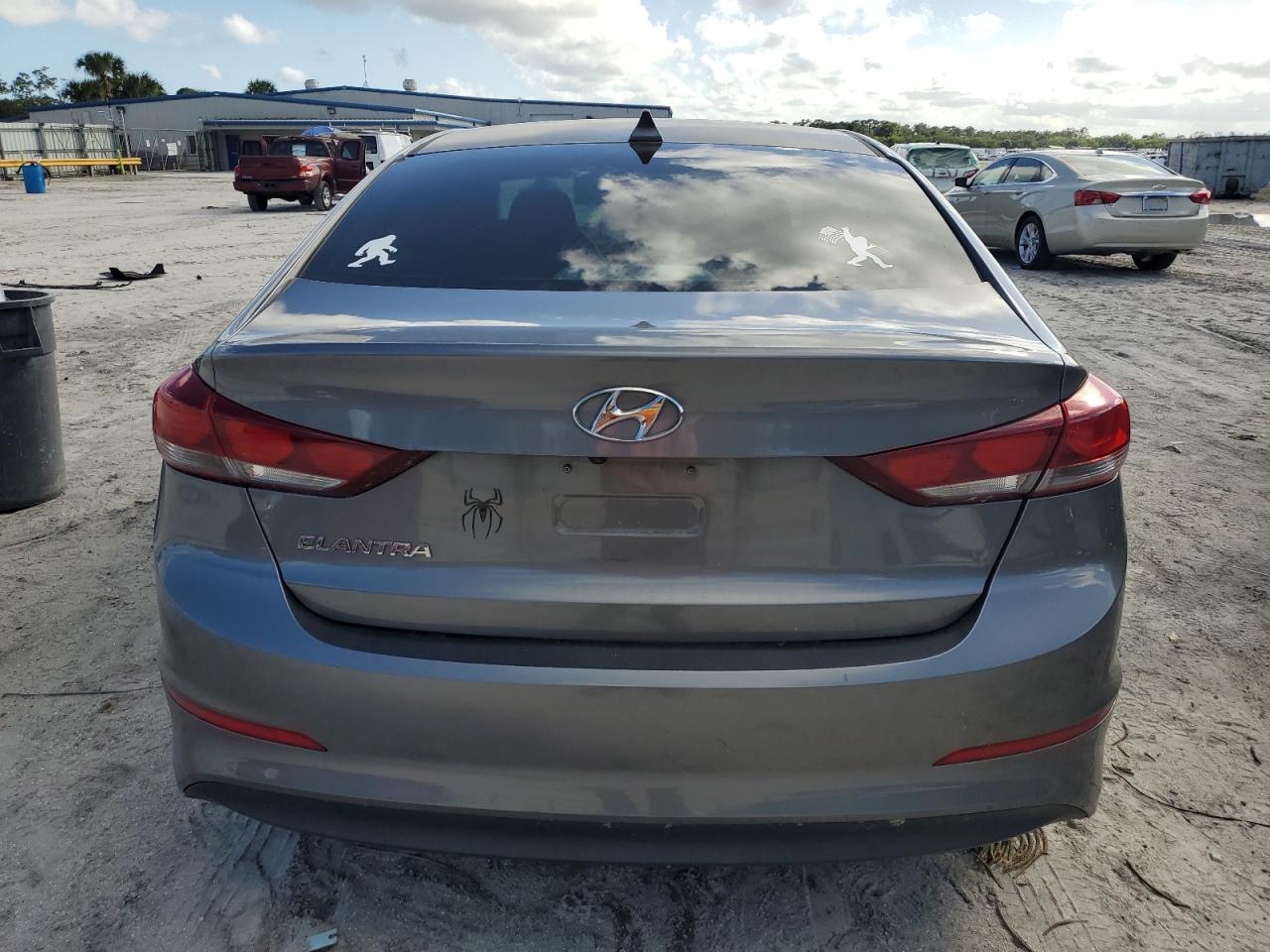 2018 Hyundai Elantra VIN 5NPD84LF4JH363925 Copart auction photo, water/flood / all over damage thumbnail 6