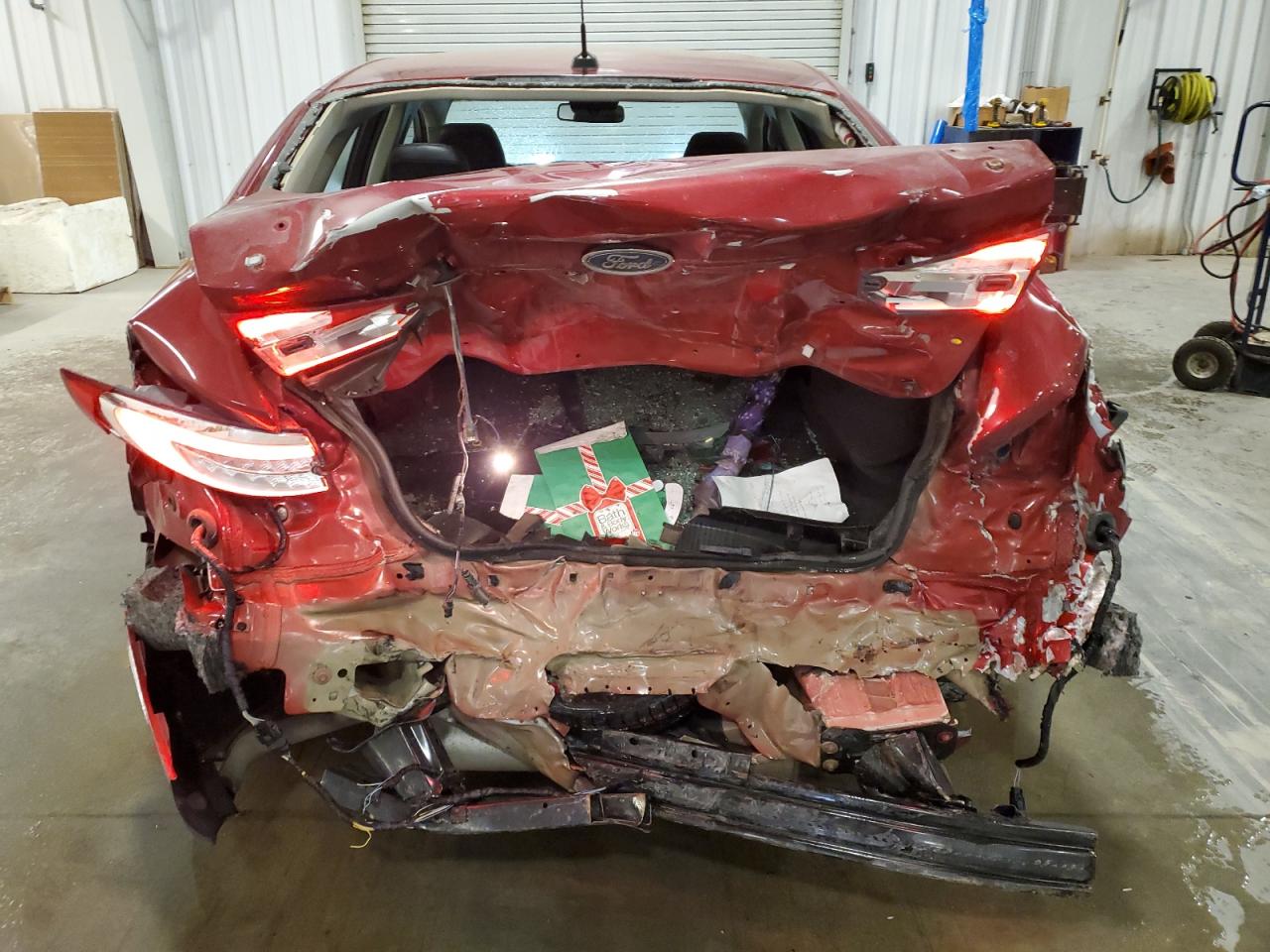 2017 Ford Fusion VIN 3FA6P0K93HR274974 Copart auction photo, rear end / side damage thumbnail 6