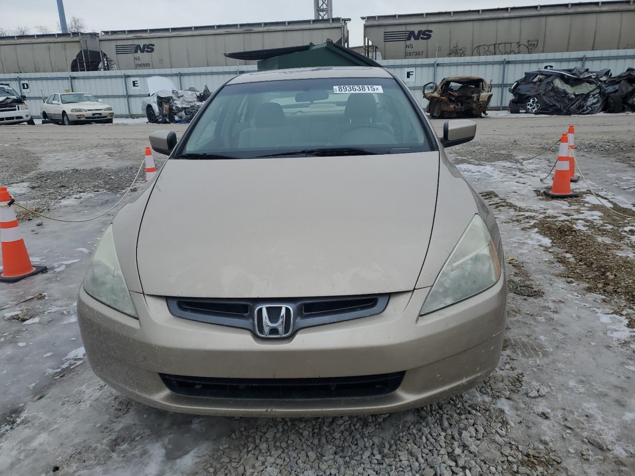 2005 Honda Accord VIN 1HGCM56795A042110 Copart auction photo, rear end damage thumbnail 5