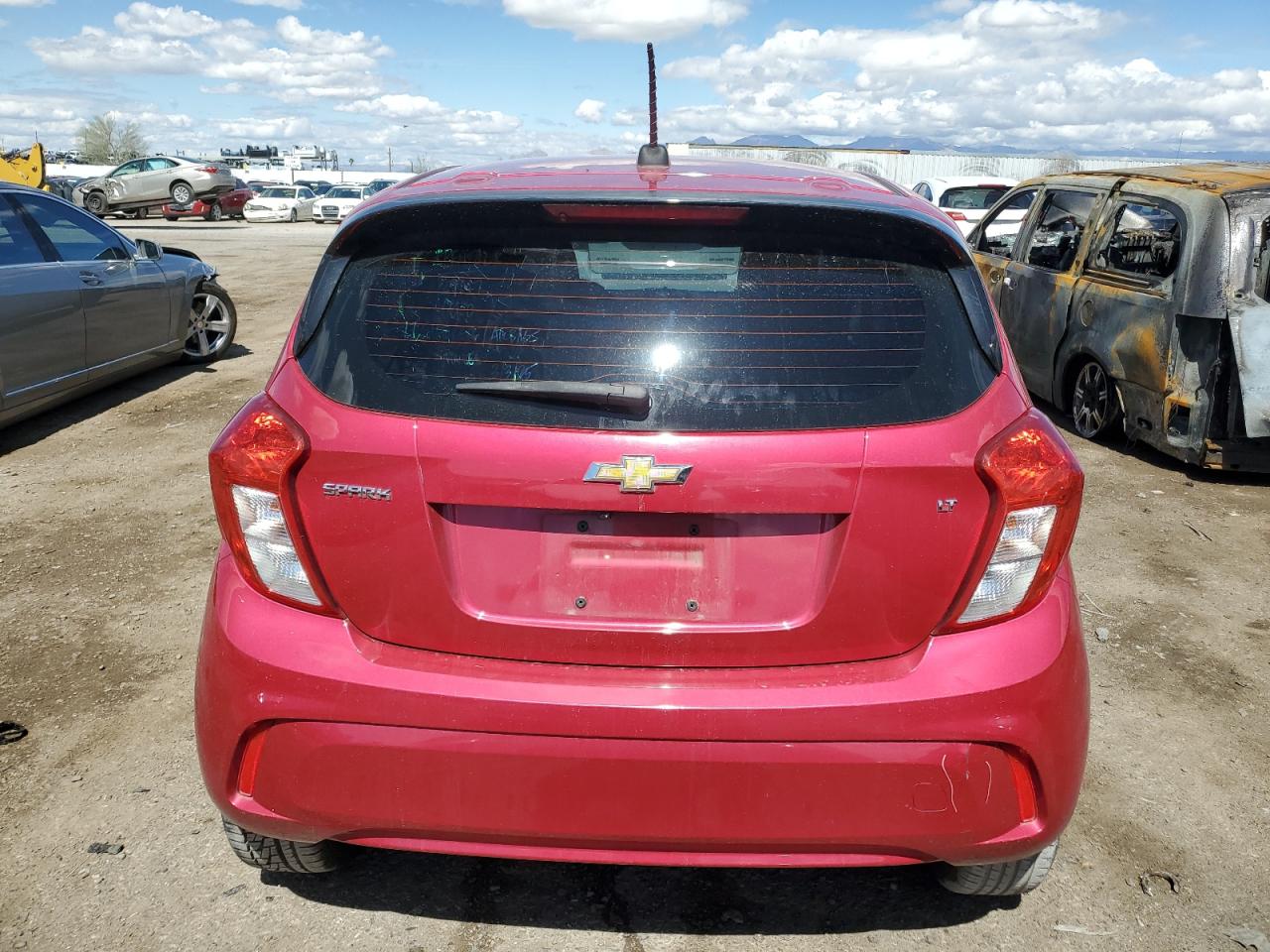 2019 Chevrolet Spark VIN KL8CD6SA6KC799772 Copart auction photo, side / front end damage thumbnail 6