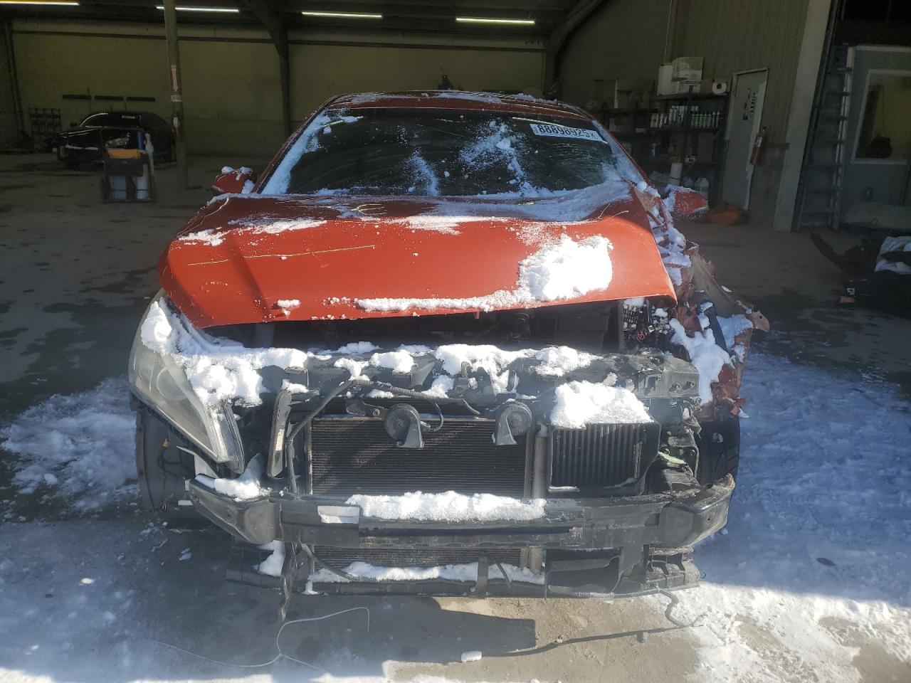 2015 Hyundai Sonata VIN 5NPE34AB0FH154000 Copart auction photo, front end / side damage thumbnail 5