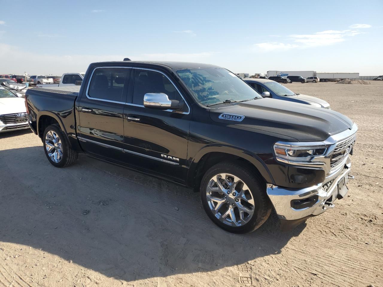 2020 RAM 1500 VIN 1C6SRFHTXLN260002 Copart auction photo, front end / rear end damage thumbnail 4