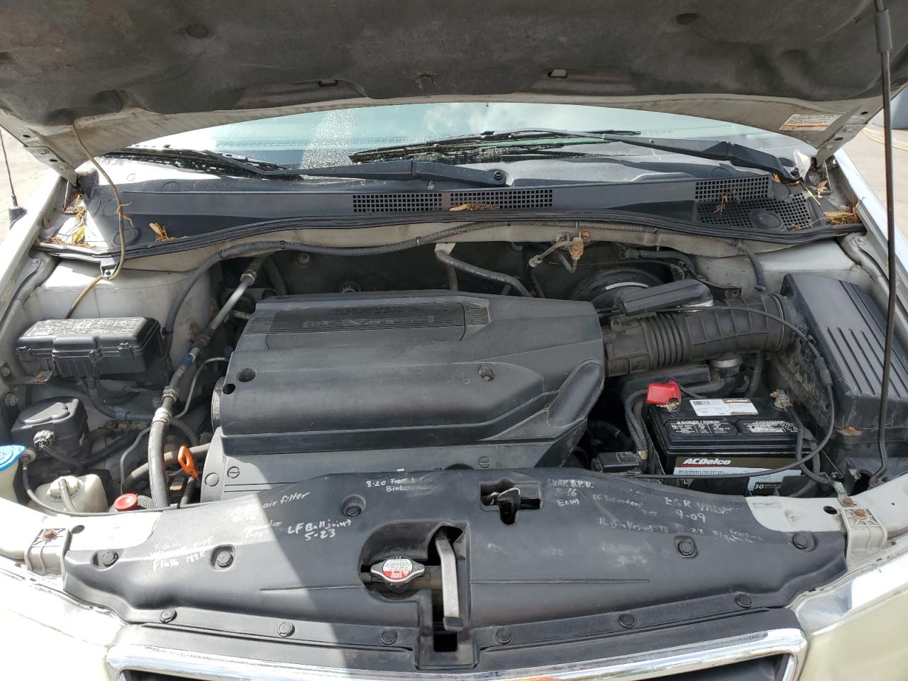 2002 Honda Odyssey VIN 5FNRL18982B058028 Copart auction photo, side / front end damage thumbnail 12